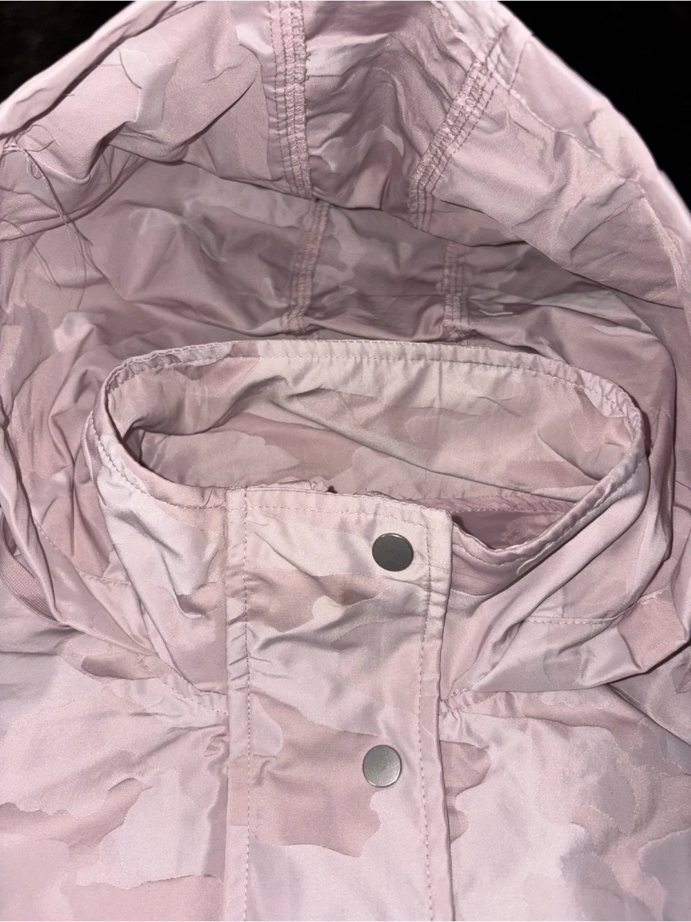 Athletic Works Light Pink Camo Hooded Utility Jacket